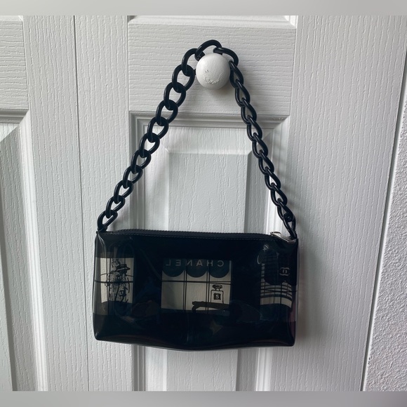 Chanel Vinyl Shoulder Bag - Picture 1 of 12
